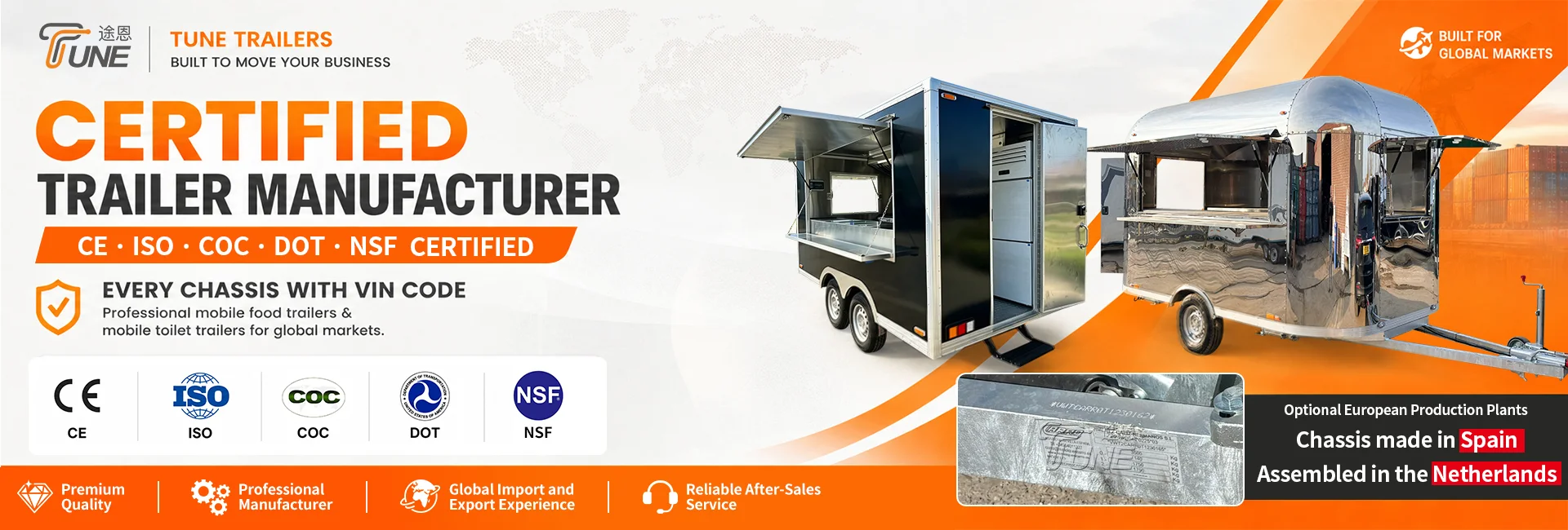 Fabricante de food truck personalizado China - TUNE