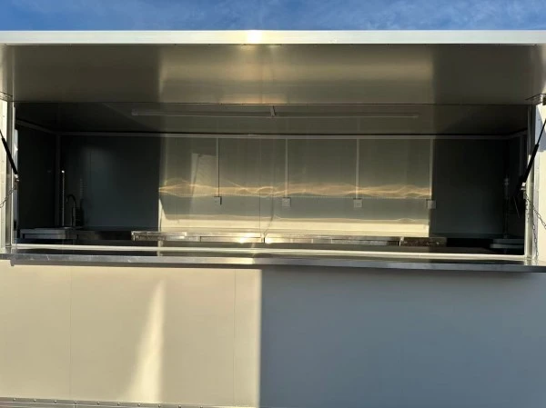 Heavy-Duty Steel Outdoor Street Food Kiosk