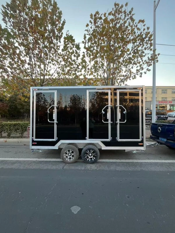 Three Station Commercial Toilet Trailer