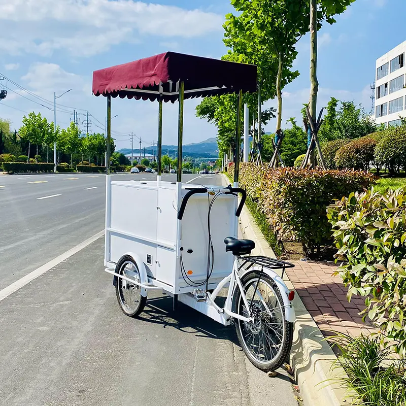 Bicicleta vintage para bebidas e coquetéis